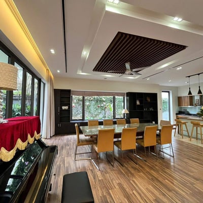 Miete einer neuen Villa mit 4 Schlafzimmern im Stadtteil Nam Viet A, Da Nang, Vietnam